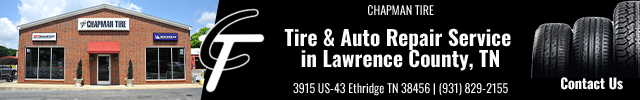 Advertisement image for Chapman Tire