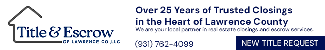 Advertisement image for Title & Escrow of Lawrence County