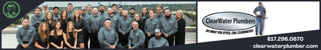 Advertisement image for ClearWater Plumbers