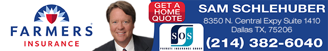 Advertisement image for Farmers Insurance Sam Schlehuber