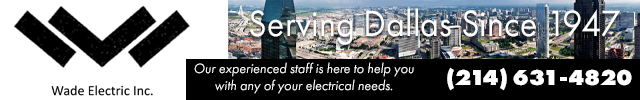 Advertisement image for Wade Electric, Inc. 