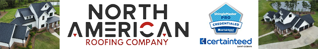 Advertisement image for North American Roofing Company