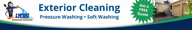 Advertisement image for Lyons Pressure Washing