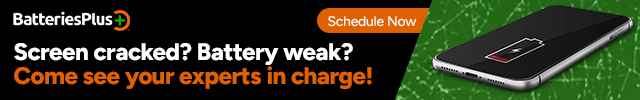 Advertisement image for Batteries Plus