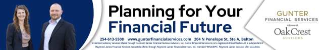 Advertisement image for Gunter Financial Services