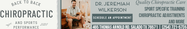 Advertisement image for Back To Back Chiropractic & Sports Performance