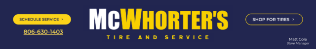 Advertisement image for McWhorter's Tire and Service
