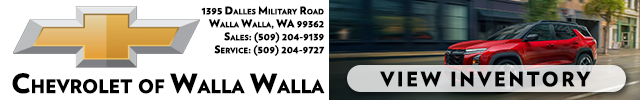 Advertisement image for Chevrolet Nissan of Walla Walla