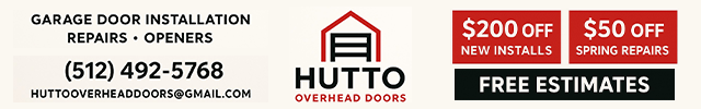 Advertisement image for Hutto Overhead Doors