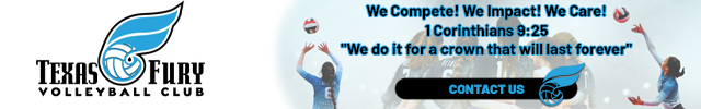 Advertisement image for Texas Fury Volleyball Club