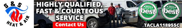 Advertisement image for S&S Heat and Air LLC