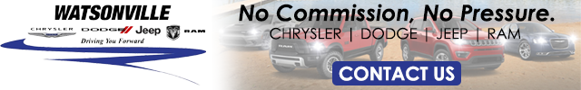 Advertisement image for Watsonville Chrysler, Dodge, Jeep, Ram