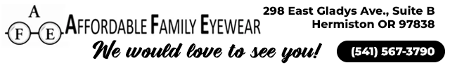 Advertisement image for Affordable Family Eyewear
