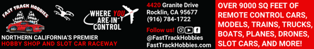 Advertisement image for Fast Track Hobbies
