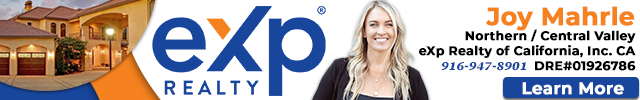 Advertisement image for eXp Realty of California, Inc. Joy Mahrle