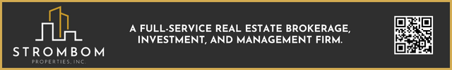 Advertisement image for  Strombom Properties, INC.