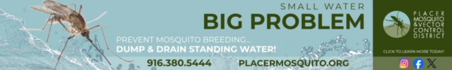 Advertisement image for Placer Mosquito & Vector Control District