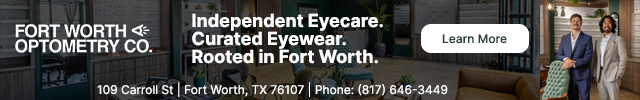 Advertisement image for Fort Worth Optometry Co.