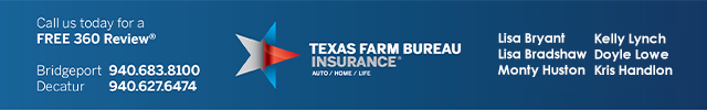 Advertisement image for Texas Farm Bureau Insurance- Kelly Lynch