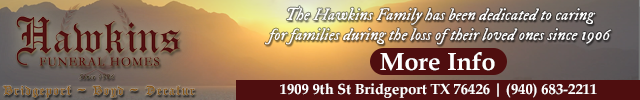 Advertisement image for Hawkins Funeral Home