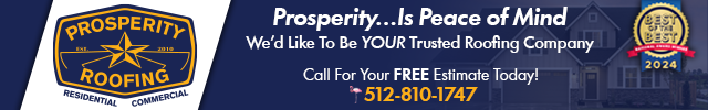 Advertisement image for Prosperity Roofing