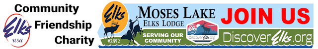 Advertisement image for Moses Lake Elks Lodge #2892 