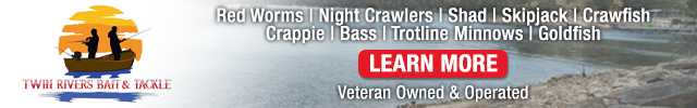 Advertisement image for Twin Rivers Bait and Tackle LLC