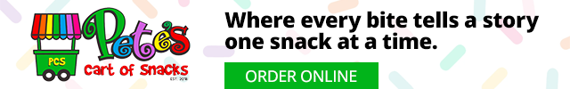 Advertisement image for Pete’s Cart of Snacks