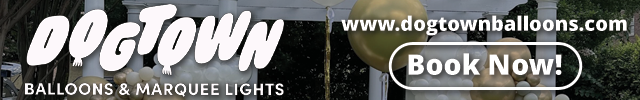 Advertisement image for Dogtown Balloons and Marquee Lights