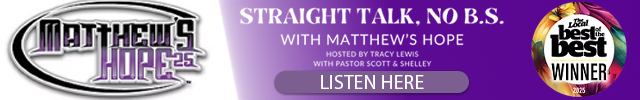 Advertisement image for Matthew’s Hope