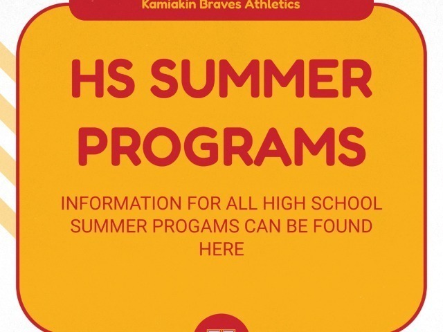 HIGH SCHOOL SUMMER ATHLETIC PROGRAM OFFERINGS