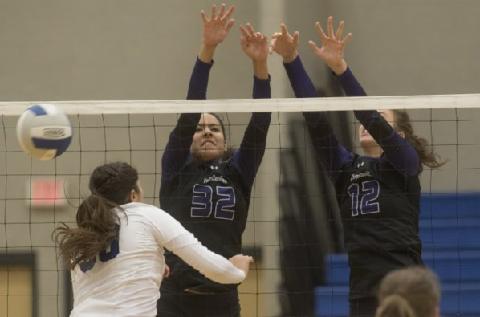 Volleyball sweeps Rogers