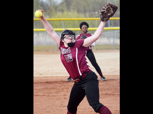The Lady Chickasaws led Caruthersville by 10 runs after three innings 