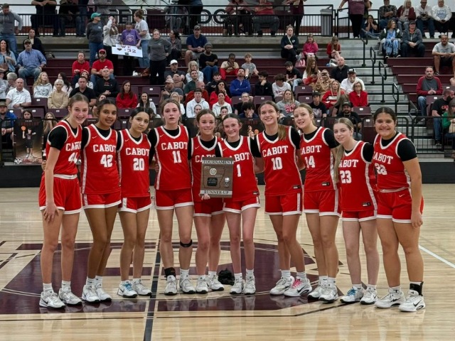 Cabot North Girls Basketball: 2025-26 River Valley JH Conference Tourn Runner-Up image 