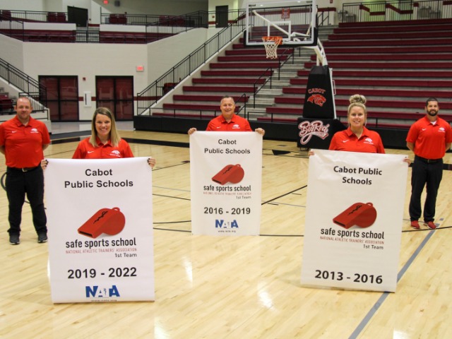 Cabot – First District In AR Awarded Safe Sports School Recognition For Third Time