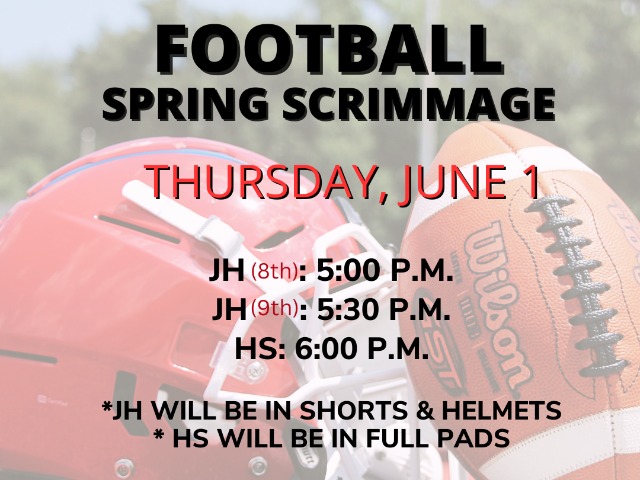 Image for Panther Football 2023 Spring Scrimmage: June 1