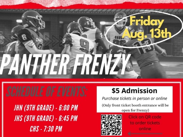 Panther Frenzy 2021: Friday, Aug 13