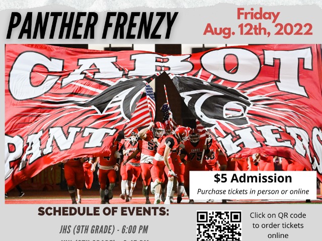 Panther Frenzy 2022: Friday, Aug 12
