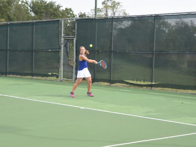 Harrison tennis battles in 4A state