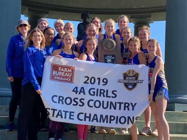 Girls Cross Country back to back 4A State Champs