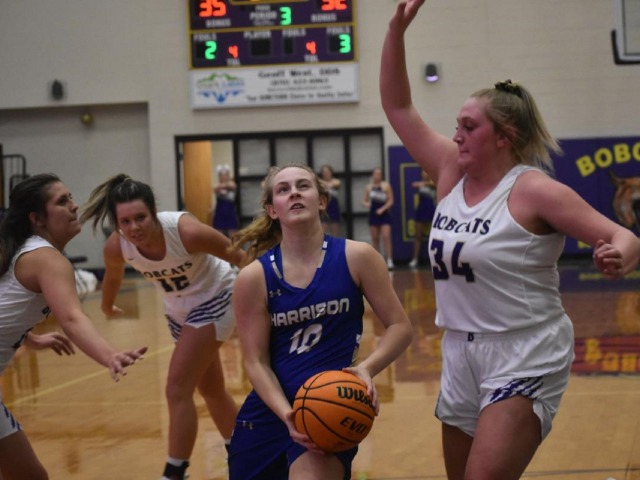 Harrison girls come away with win