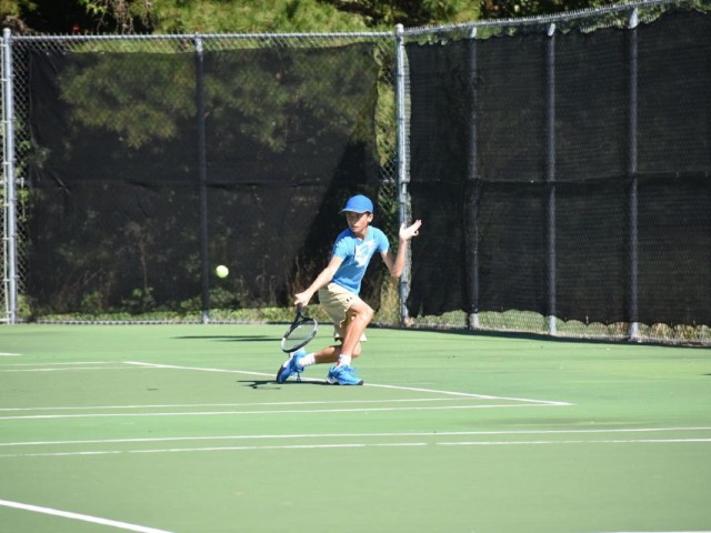 Harrison tennis swings at Shiloh Christian