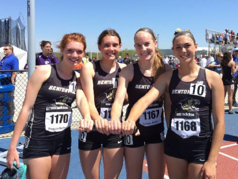 Lady Tigers 4x800 Team Rolls at Kansas Relays