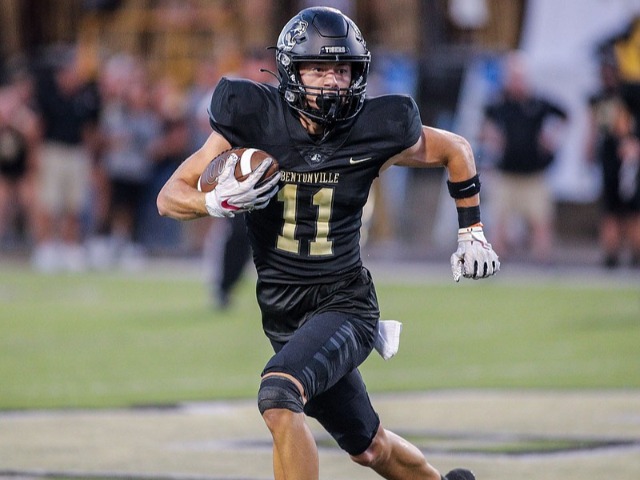 PREP FOOTBALL: Coon exceeds personal expectations as Bentonville’s No. 2 receiver