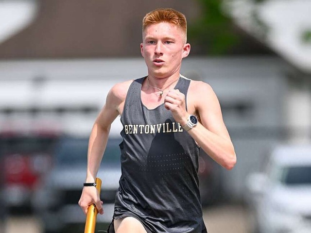 Bentonville’s Langley makes return with winning leap in 6A-West meet