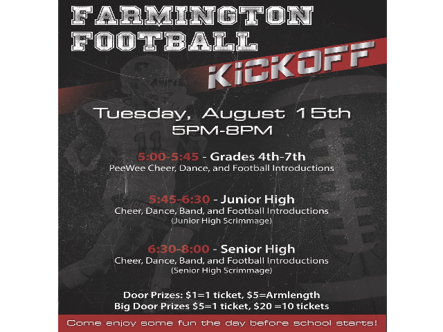 Farmington Football Kick-Off