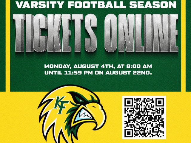  Varsity Football Season Tickets