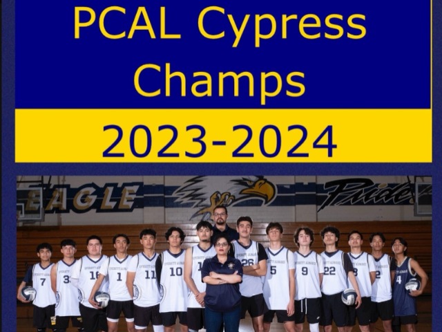 Boys Volleyball - PCAL Cypress Champions!
