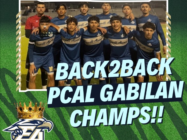 BOYS SOCCER BACK2BACK PCAL CHAMPS!