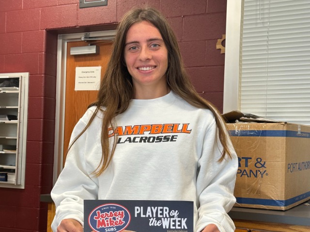 Jersey Mike's Player of the Week- Week of September 30th